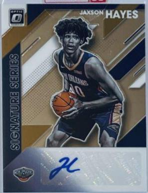Jaxson Hayes #JXH 2019 Panini Donruss Optic Signature Series Basketball
