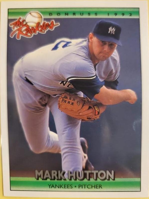 Mark Hutton #58 Baseball Cards 1992 Donruss