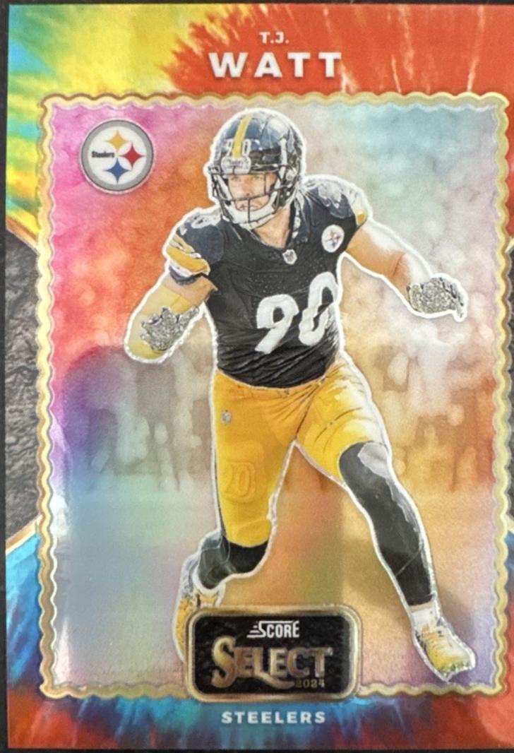 T.J. Watt [Tie-Dye Prizm] #15