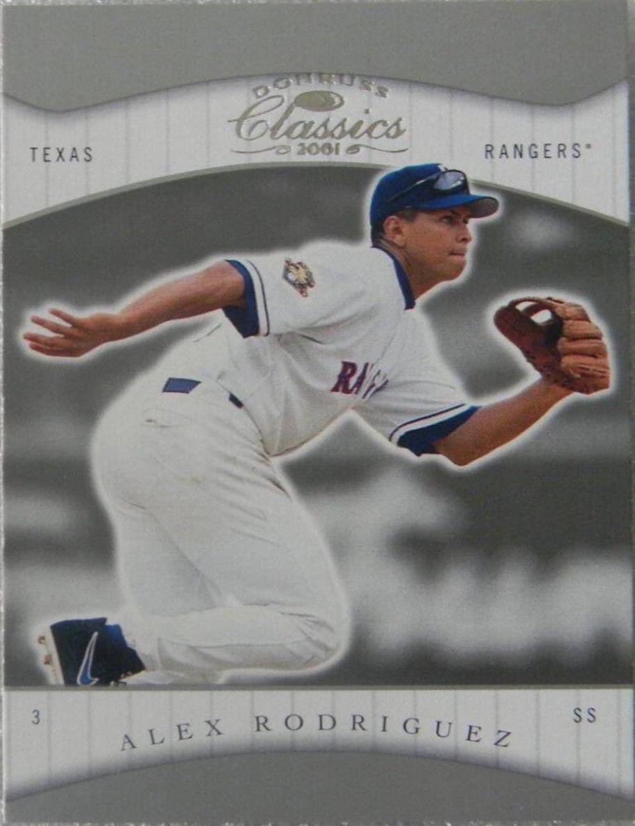 Alex Rodriguez #1 Baseball Cards 2001 Donruss Classics