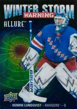Henrik Lundqvist #WSW-13 Hockey Cards 2019 Upper Deck Allure Winter Storm Warning