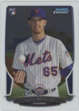 Zack Wheeler #49 Baseball Cards 2013 Bowman Chrome