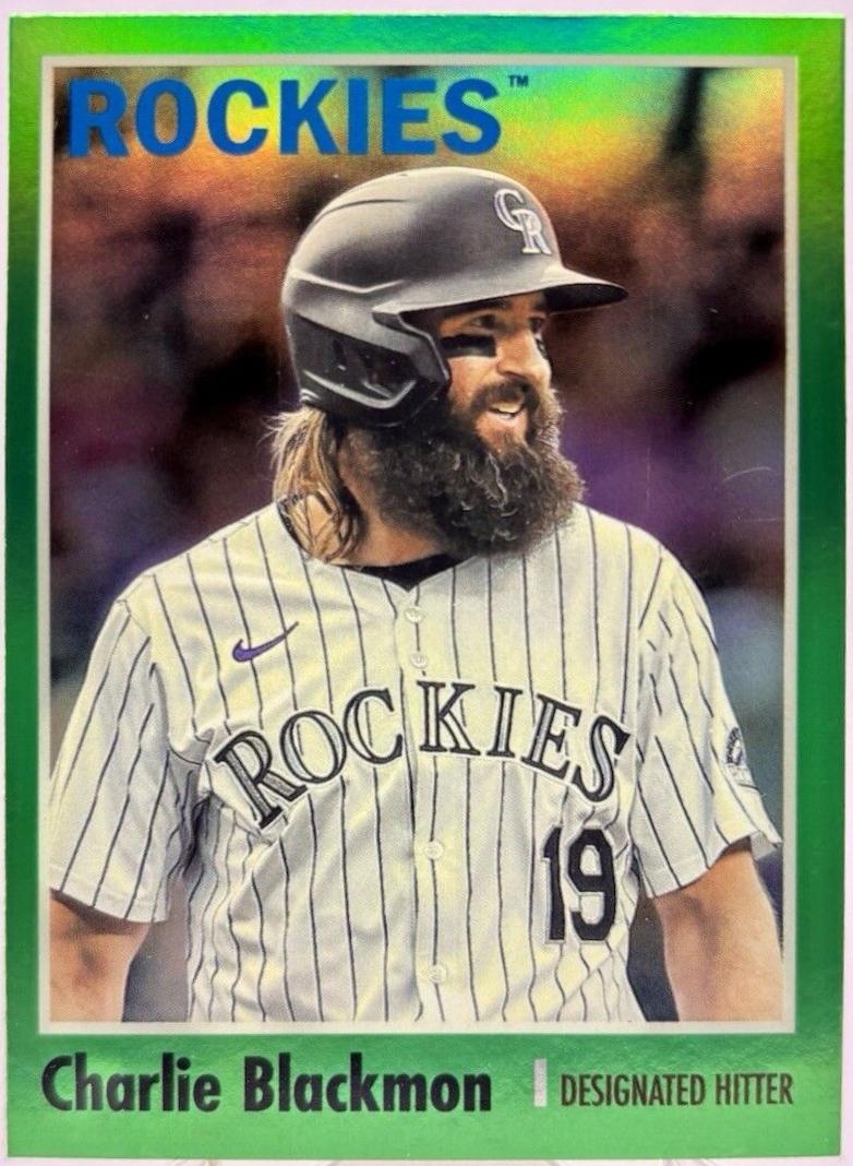 Charlie Blackmon [Green Foilboard] #140