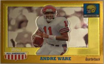 Andre Ware [Gold Chrome] #77