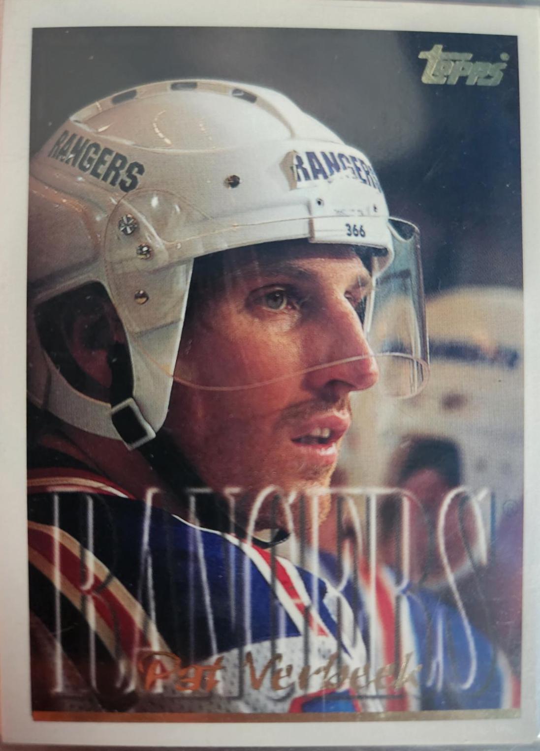 Pat Verbeek #37 Hockey Cards 1995 Topps
