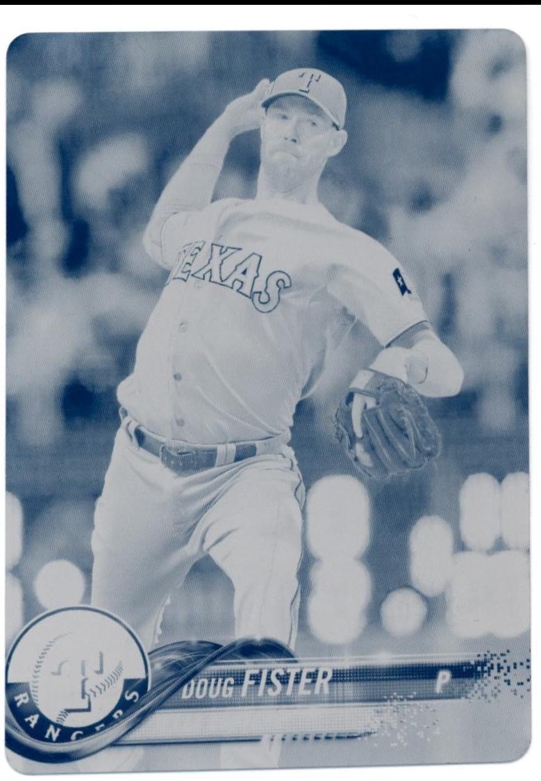 Doug Fister [Printing Plate] #617