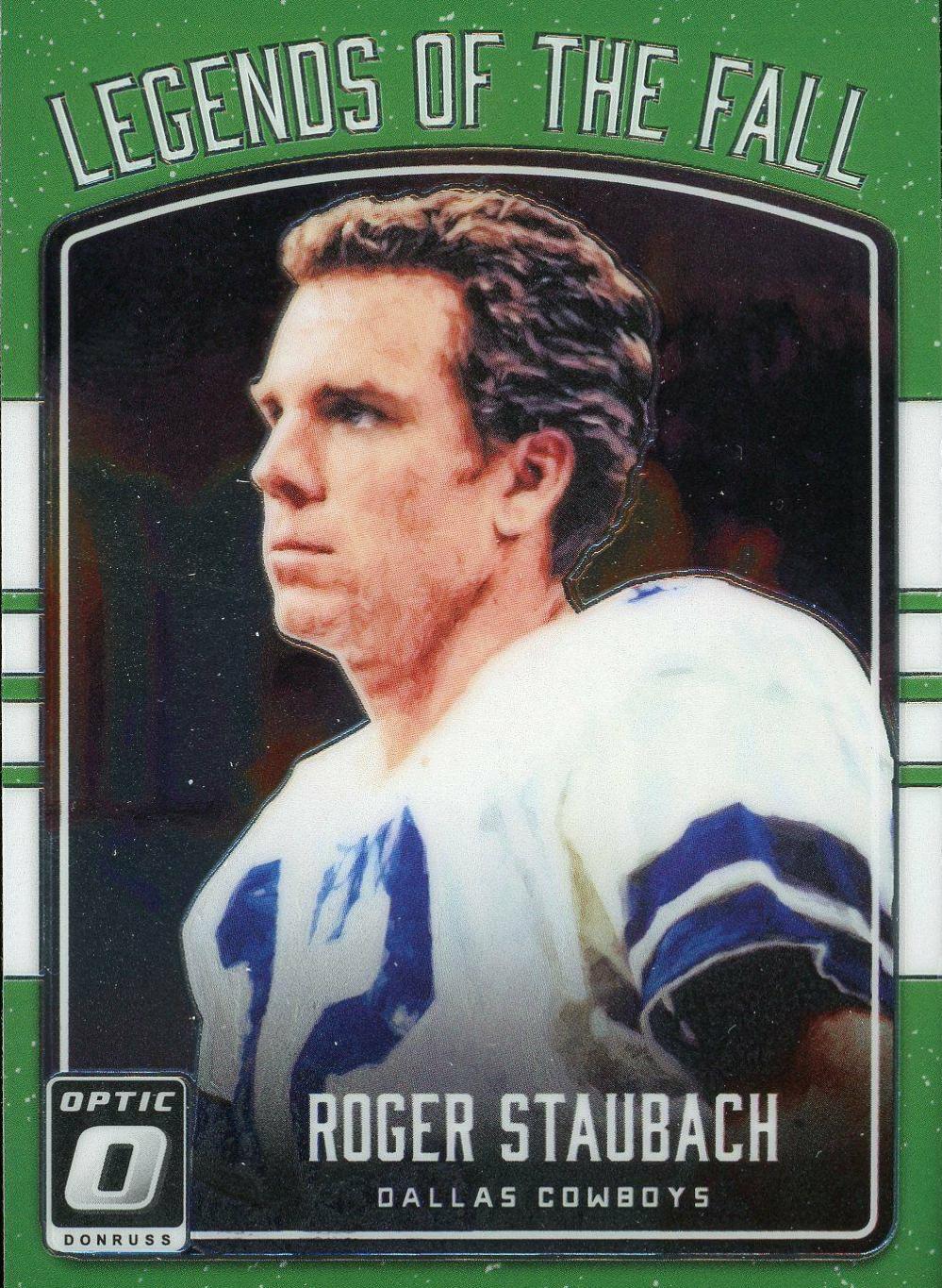 Roger Staubach #6 Football Cards 2016 Panini Donruss Optic Legends of the Fall