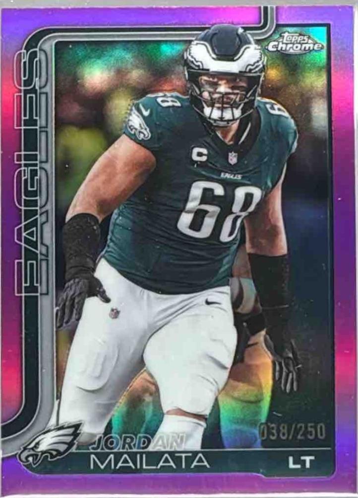 2025 Jordan Mailata [Pink Refractor] #245