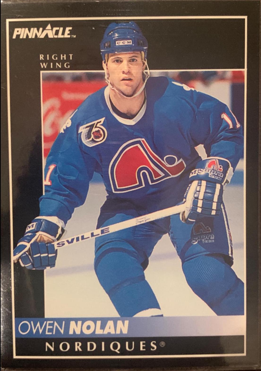 Owen Nolan #6 Hockey Cards 1992 Pinnacle