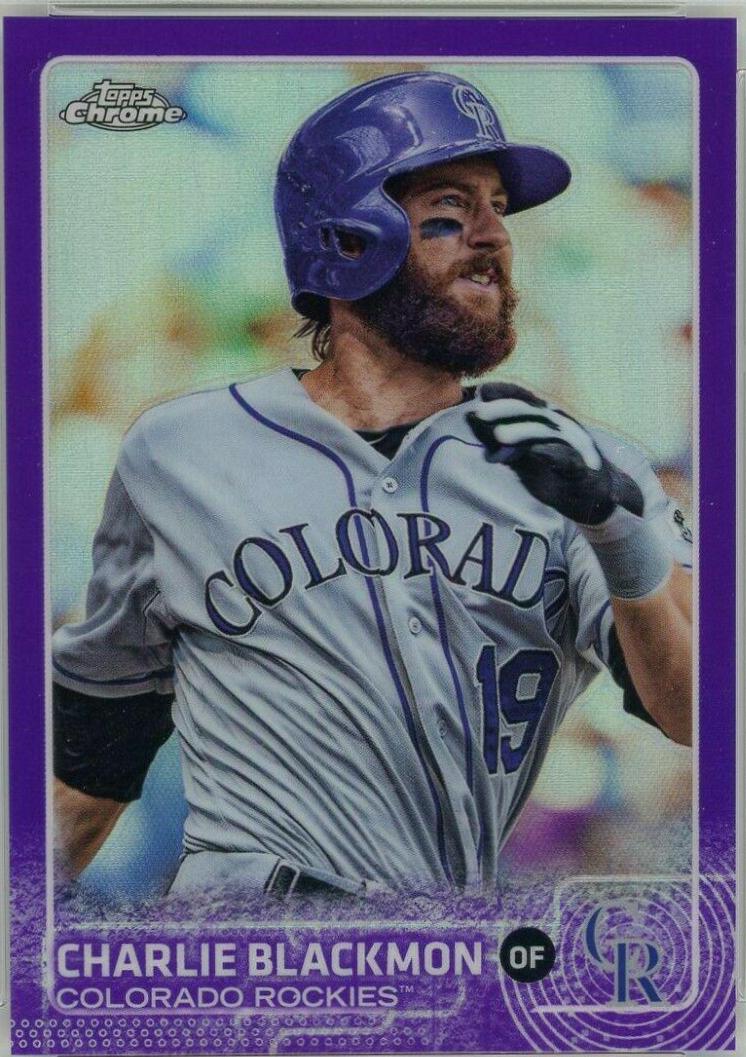 Charlie Blackmon [Purple Refractor] #77