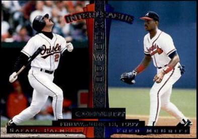 Fred Mcgriff, Rafael Palmeiro #440 1997 Panini Donruss Baseball