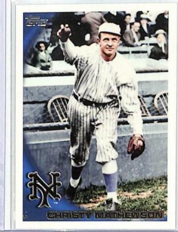 Christy Mathewson #80 Baseball Cards 2010 Topps