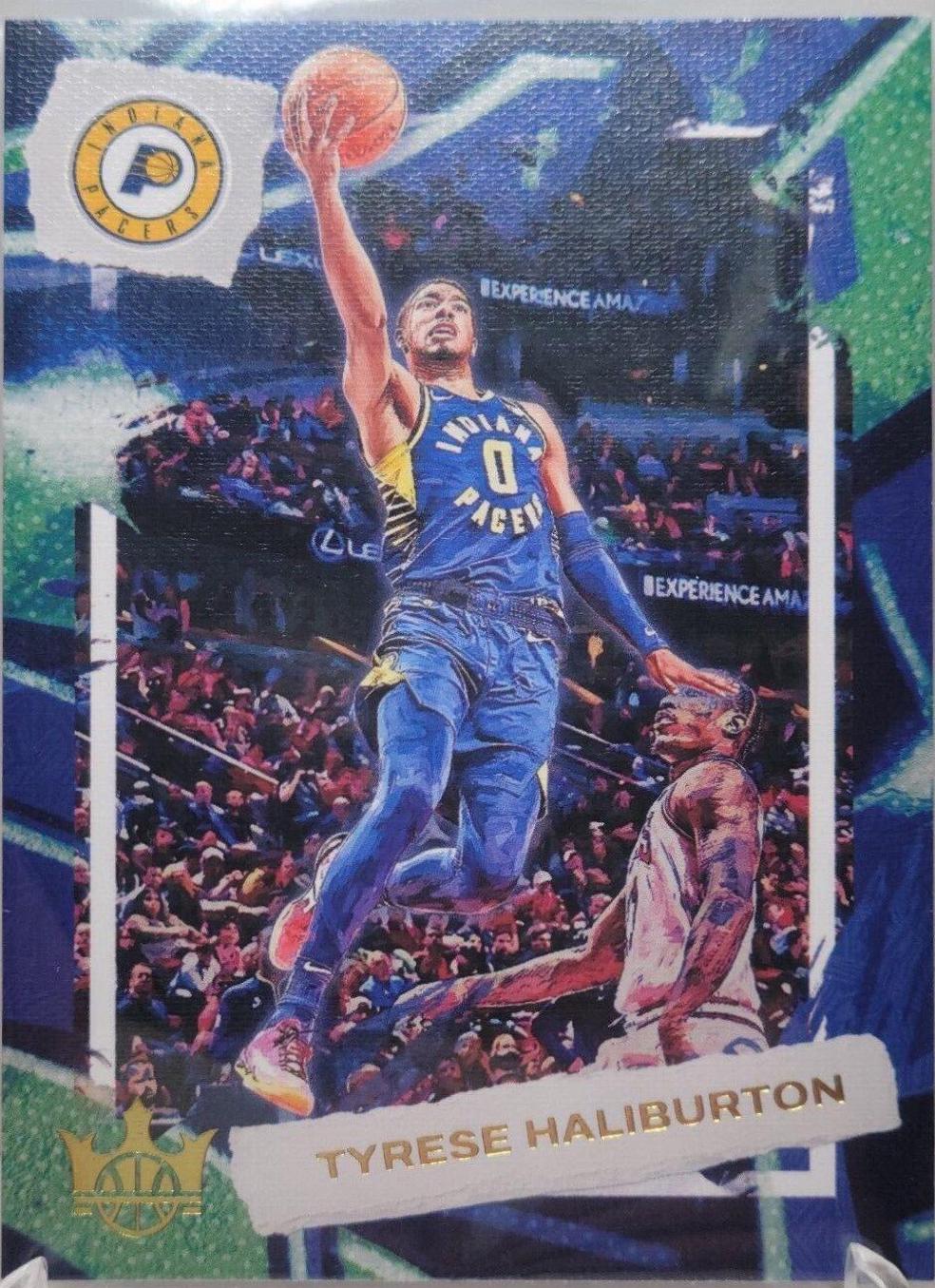 Tyrese Haliburton #2 Basketball Cards 2022 Panini Court Kings