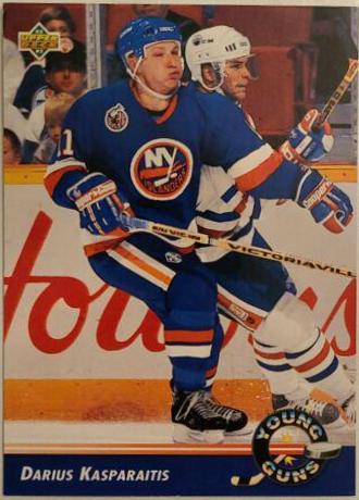 Darius Kasparaitis #563 Hockey Cards 1992 Upper Deck