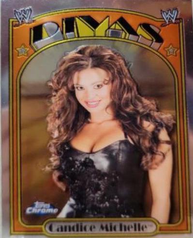 Candice Michelle #67 Wrestling Cards 2007 Topps Heritage II Chrome WWE