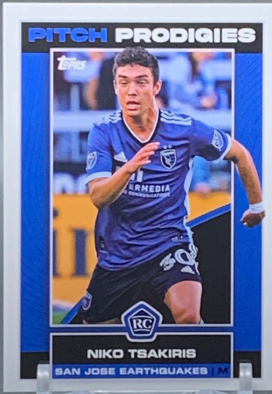 Niko Tsakiris #100 Soccer Cards 2023 Topps MLS