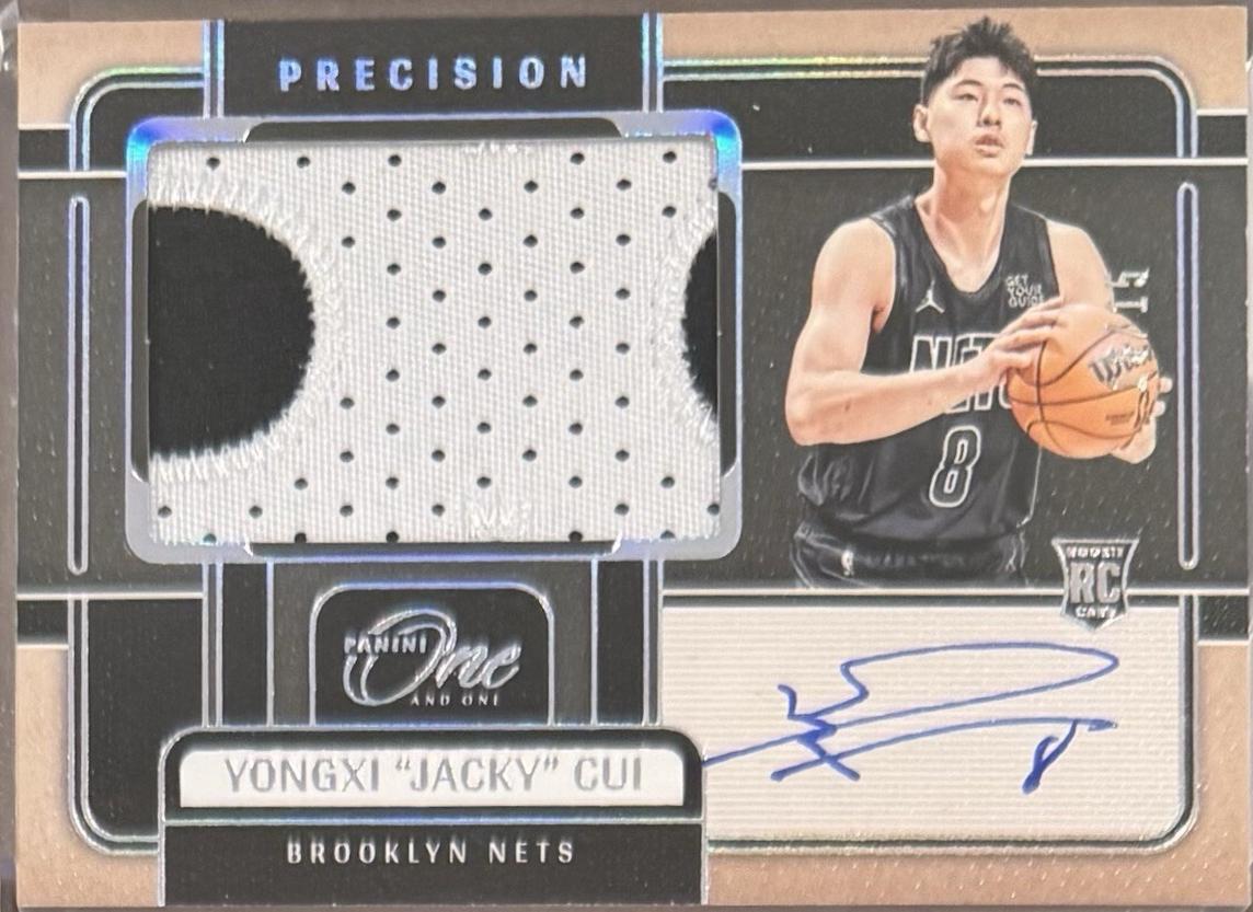 Yongxi Jacky Cui #3 2024 Panini One And One Rookie Autograph Basketball