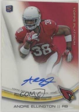 Andre Ellington #A-AE Football Cards 2013 Topps Platinum Autograph