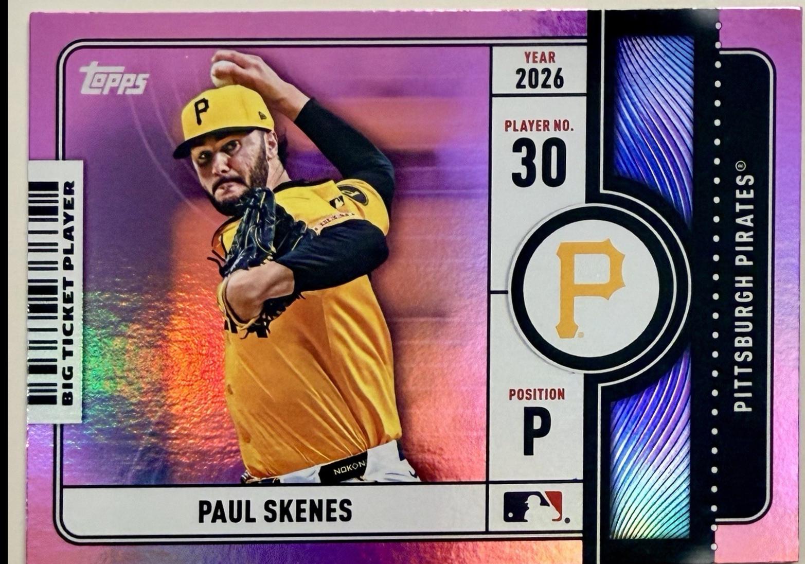 2026 Paul Skenes [Pink Foil] #BTP-14