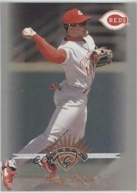 Barry Larkin #55 Baseball Cards 1997 Leaf