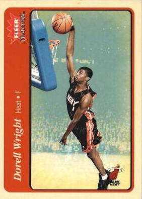 Dorell Wright #239 2004 Fleer Basketball