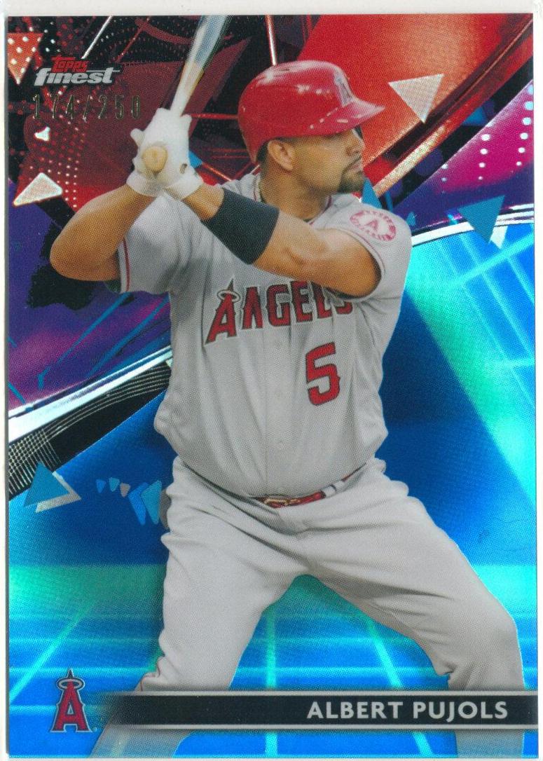 Albert Pujols #1 Baseball Cards 2021 Topps Finest