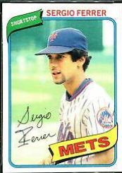 Sergio Ferrer #619 Baseball Cards 1980 Topps
