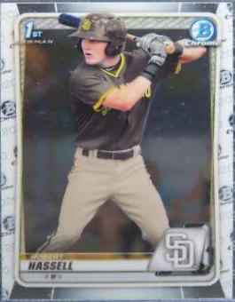 Robert Hassell #BD-39 2020 Bowman Draft Chrome Baseball