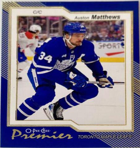 Auston Matthews #P-44 Hockey Cards 2023 O-Pee-Chee Premier
