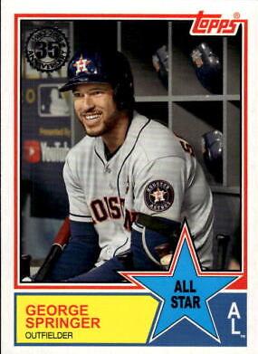 George Springer #7 Baseball Cards 2018 Topps 1983 Baseball All Stars