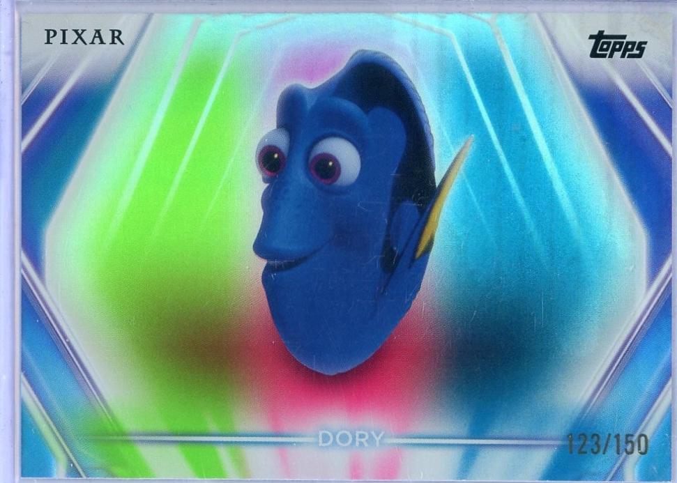 2026 Topps Disney Neon Dory #81 Finding Nemo Refractor /199  Dory Topps 2026 Disney Neon Holo Parallel Refractor Limited 073/199 main image 2