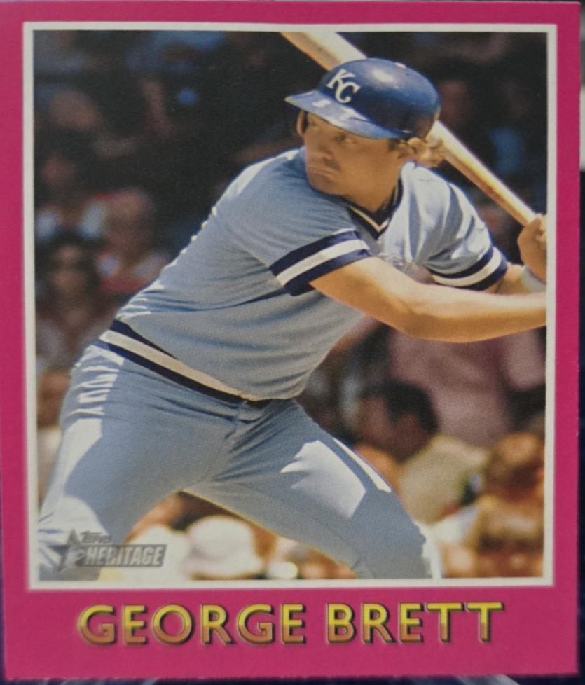 George Brett #75BS-6 Baseball Cards 2024 Topps Heritage Mini Sensation