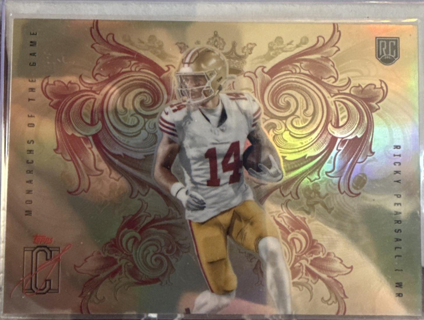 Ricky Pearsall #MG-11 Football Cards 2024 Topps Signature Class Monarchs Of The Game