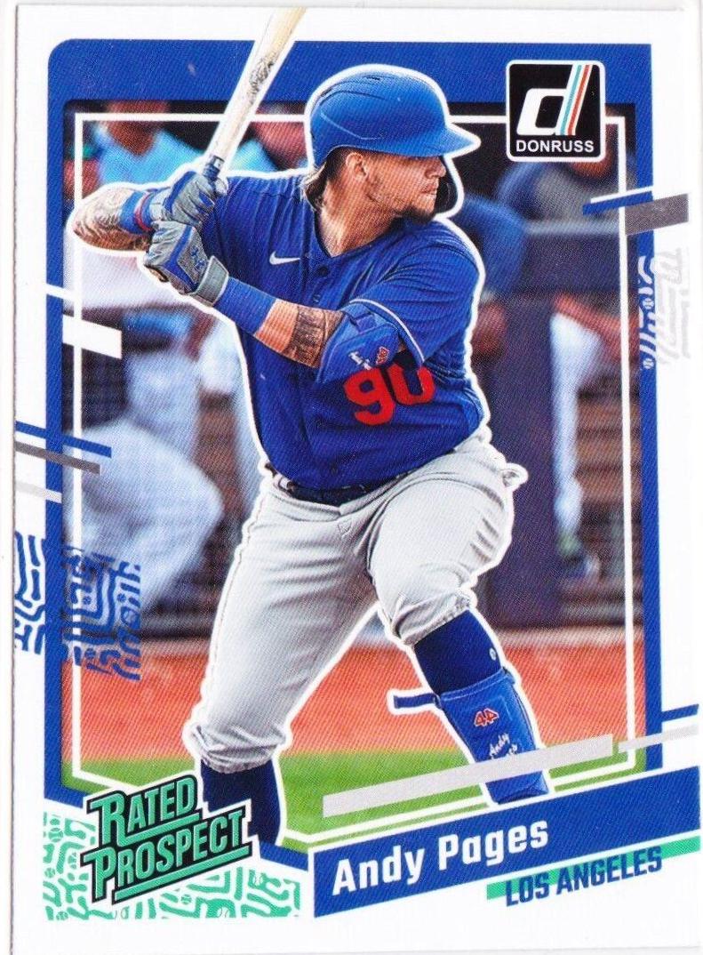 Andy Pages #38 Baseball Cards 2023 Panini Donruss