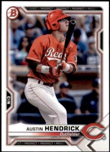 Austin Hendrick #BP-55 2021 Bowman Paper Prospects Baseball