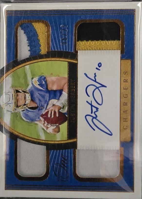 Justin Herbert [Bronze Autograph] #62
