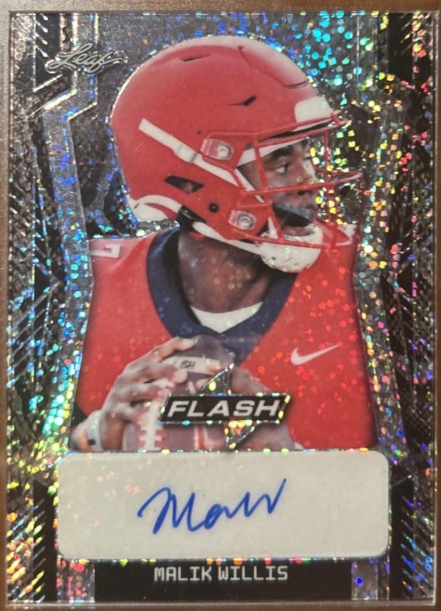 Malik Willis [Metalized Sparkles Snakeskin] #BA-MW1