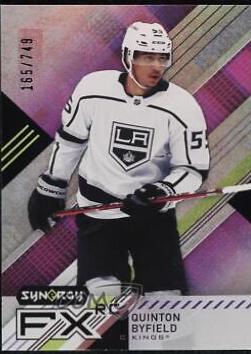 Quinton Byfield #FXR-QB Hockey Cards 2021 Upper Deck Synergy FX Rookies