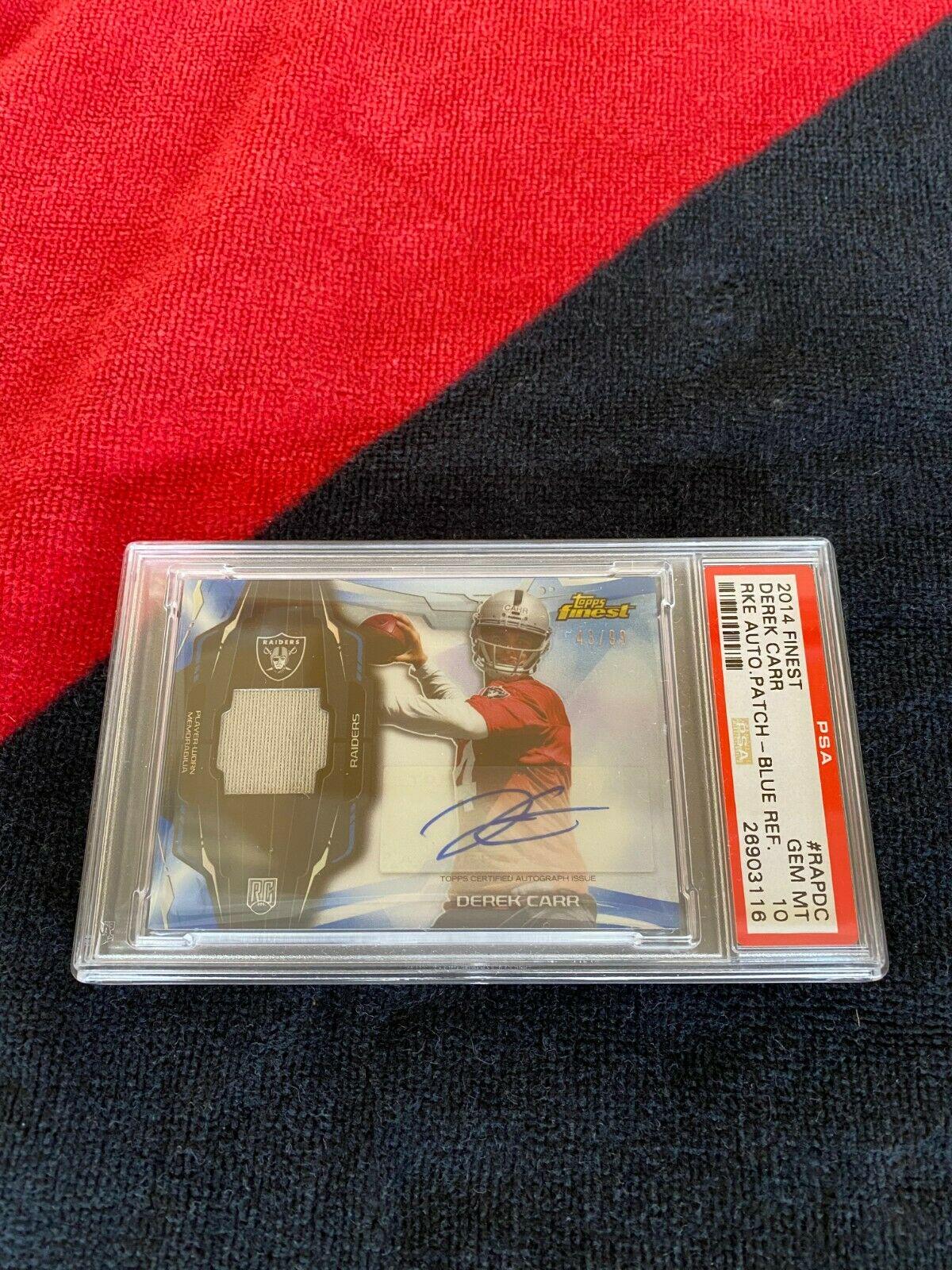 Derek Carr [Blue Refractor] #RAPDC