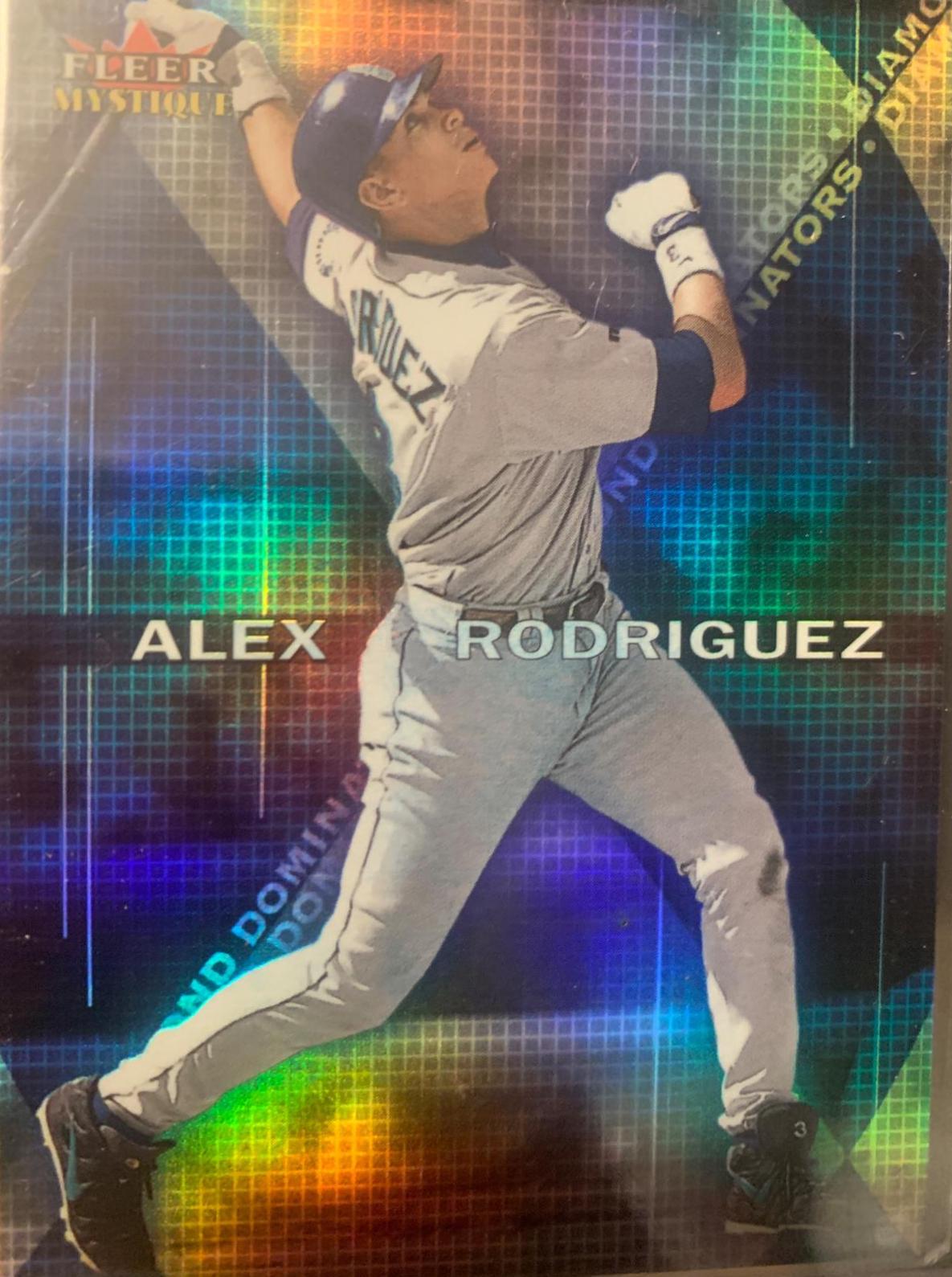 Alex Rodriguez #10DD Baseball Cards 2000 Fleer Mystique Diamond Dominators