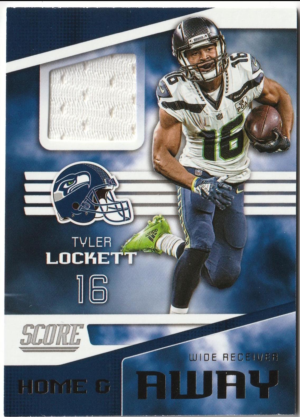 Tyler Lockett #A-10 Football Cards 2019 Panini Score Home & Away Jerseys