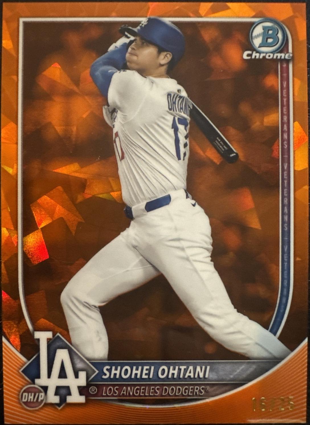 Shohei Ohtani [Orange Sapphire] #17 Prices | 2025 Bowman Chrome