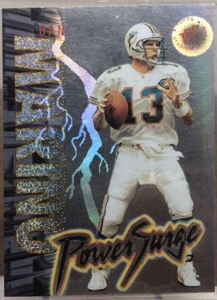 Dan Marino #PS1 Football Cards 1995 Stadium Club Power Surge