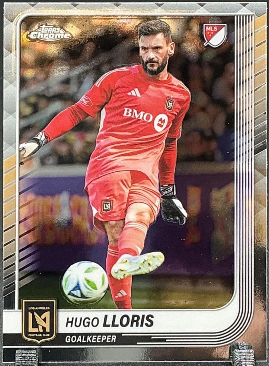 Hugo Lloris #50 2025 Topps Chrome MLS