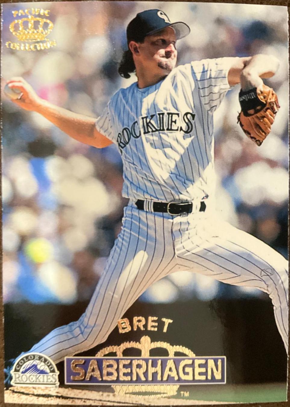 Bret Saberhagen #63 1996 Pacific Crown Collection Baseball