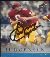 Sonny Jurgensen Football Cards 2000 Upper Deck Legends Autographs