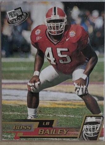 Boss Bailey #G43 2003 Press Pass Football