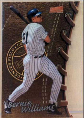 Bernie Williams #T16A 1998 Stadium Club Triumvirate Baseball