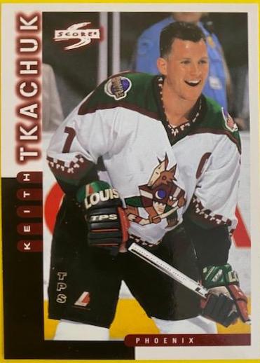 Keith Tkachuk #87 Hockey Cards 1997 Score