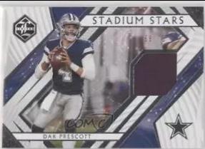 Dak Prescott #SS-DP Football Cards 2021 Panini Limited Stadium Star Swatches
